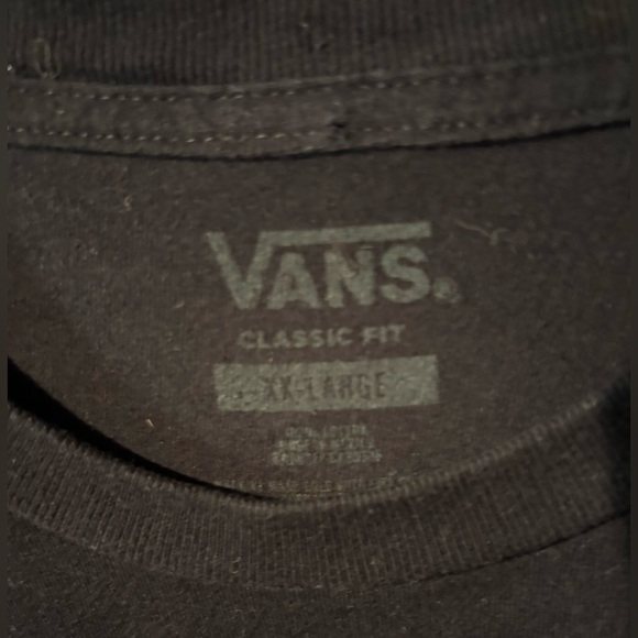 NWOT Vans Pride rainbow black t-shirt size XXL classic fit - Picture 4 of 5